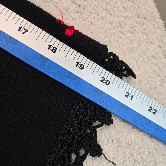 Vtg Arriviste Woman Embroidered Button-up Christmas Cardigan Sweater Size 14/16 - Picture 7 of 12